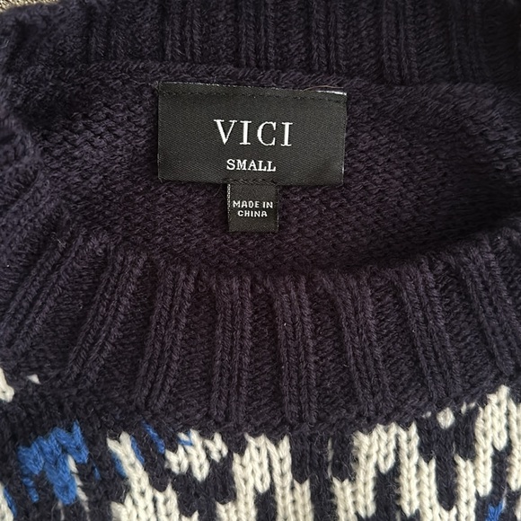 Vici Fair Isle Drop Shoulder - Picture 7 of 7